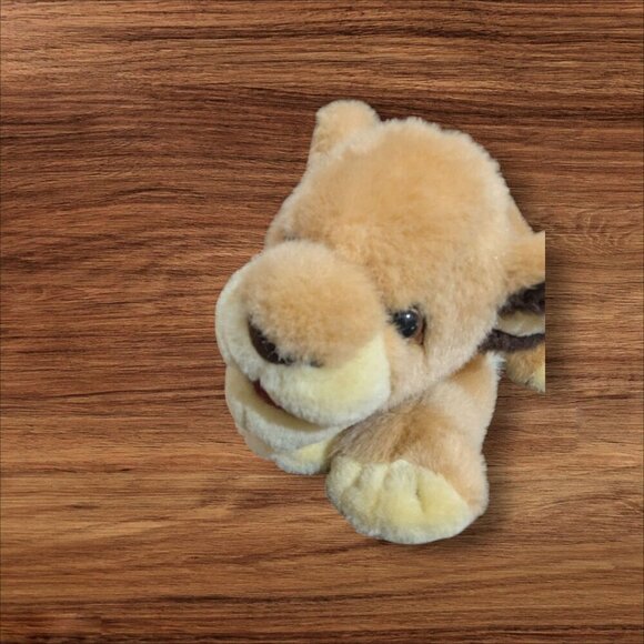 Lion Cub Plush Toy Tan Brown Stuffed Animal Lemonwood Asia Ltd Realistic 11" - Picture 3 of 9